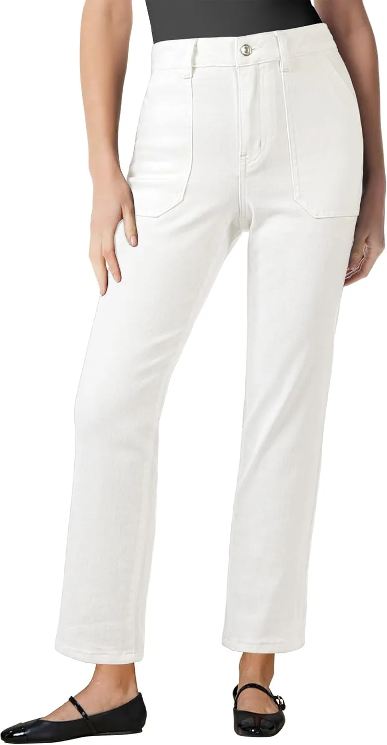 Прямые джинсы Luvamia для женщин с высокой посадкой
Прямые джинсы Luvamia для женщин с высокой посадкой