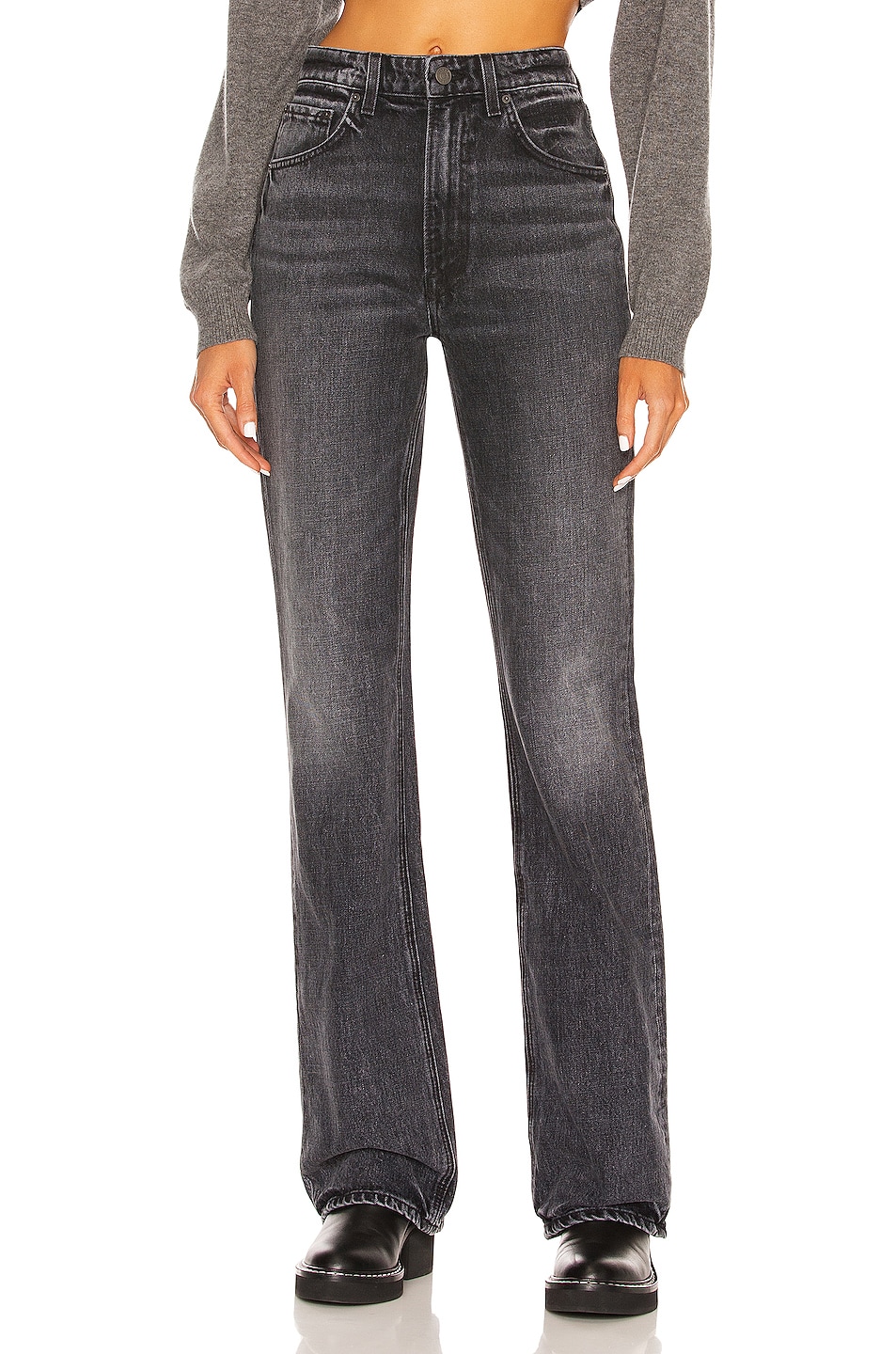 Джинсы Melanie с высокой посадкой и расклешенными штанинами Grlfrnd, Rockaway
Джинсы Melanie с высокой посадкой и расклешенными штанинами Grlfrnd, Rockaway