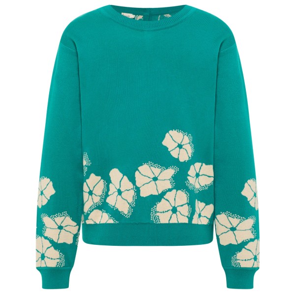 Женский свободный жаккардовый свитер - пуловер Tranquillo, Bay Flowers
Женский свободный жаккардовый свитер - пуловер Tranquillo, Bay Flowers