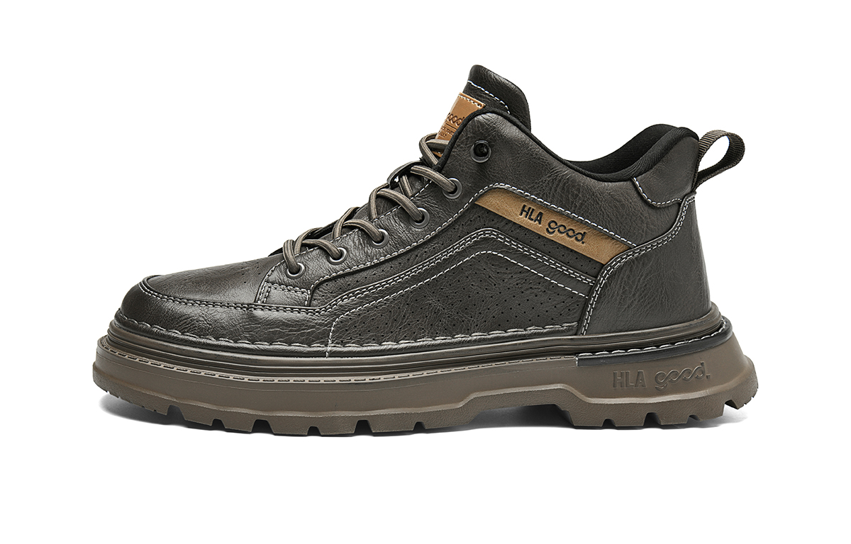 HLA Рабочие ботинки мужские полувысокие черно-коричневые коричневые, цвет Brown
HLA Рабочие ботинки мужские полувысокие черно-коричневые коричневые, цвет Brown
