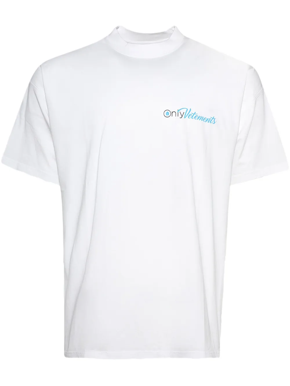 Футболка с надписью VETEMENTS, белый 
Футболка с надписью VETEMENTS, белый