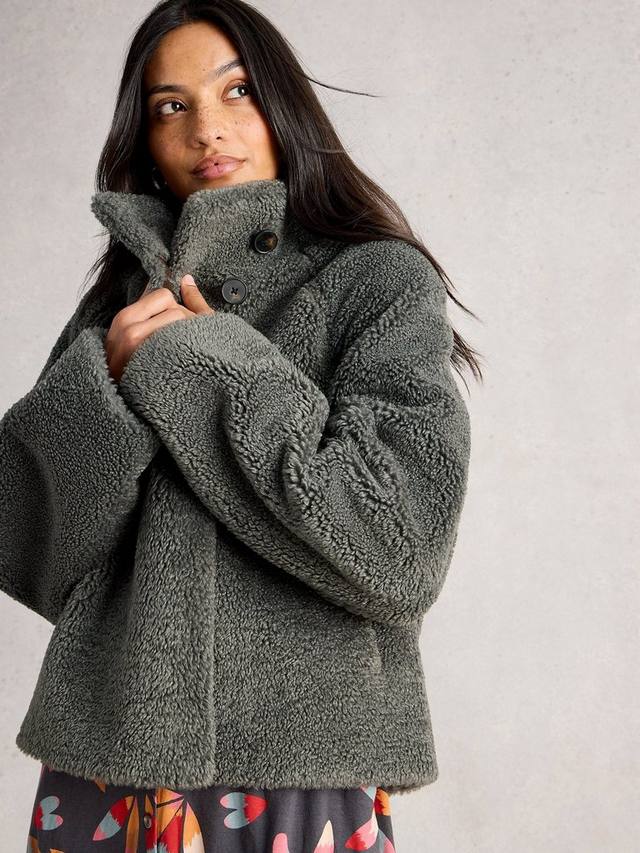 Куртка Adley с длинными рукавами и воротником-воронкой, реверсивная White Stuff
Куртка Adley с длинными рукавами и воротником-воронкой, реверсивная White Stuff