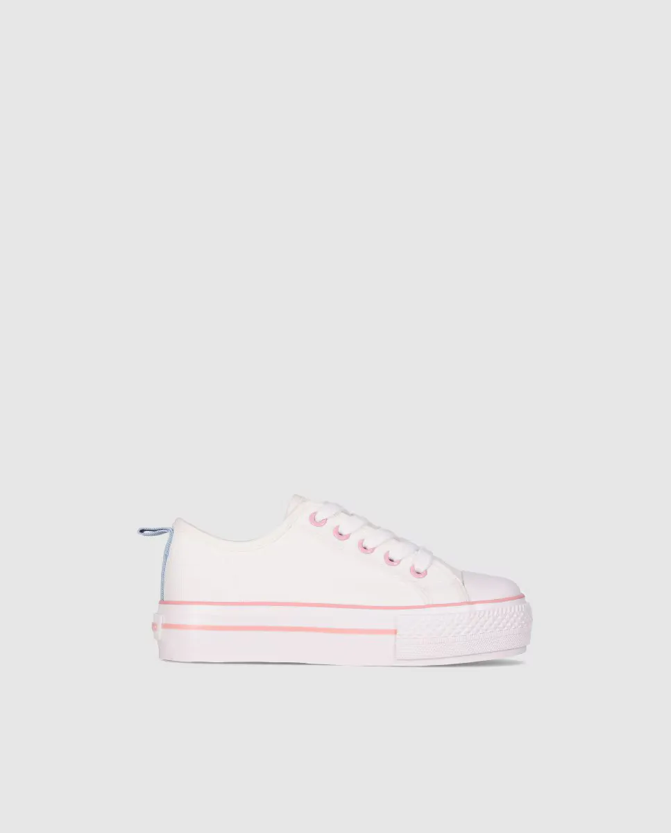 Девичьи парусиновые кроссовки со шнуровкой и круглым носком Chika10, белый
Девичьи парусиновые кроссовки со шнуровкой и круглым носком Chika10, белый