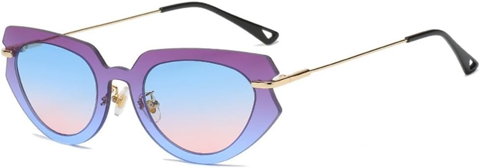 Женские солнцезащитные очки «кошачий глаз»: цельные, прозрачные, с градиентным покрытием, защита от УФ-излучения UV400, подходят для занятий спортом на открытом воздухе, бега и езды на велосипеде generic, Purple
Женские солнцезащитные очки «кошачий глаз»: цельные, прозрачные, с градиентным покрытием, защита от УФ-излучения UV400, подходят для занятий спортом на открытом воздухе, бега и езды на велосипеде generic, Purple