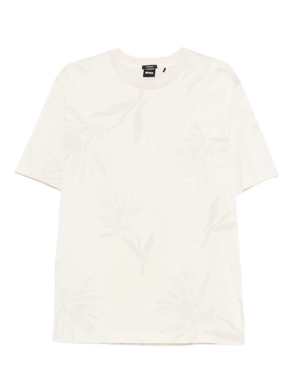 Футболка с цветочным принтом BOSS, нейтральный
Футболка с цветочным принтом BOSS, нейтральный