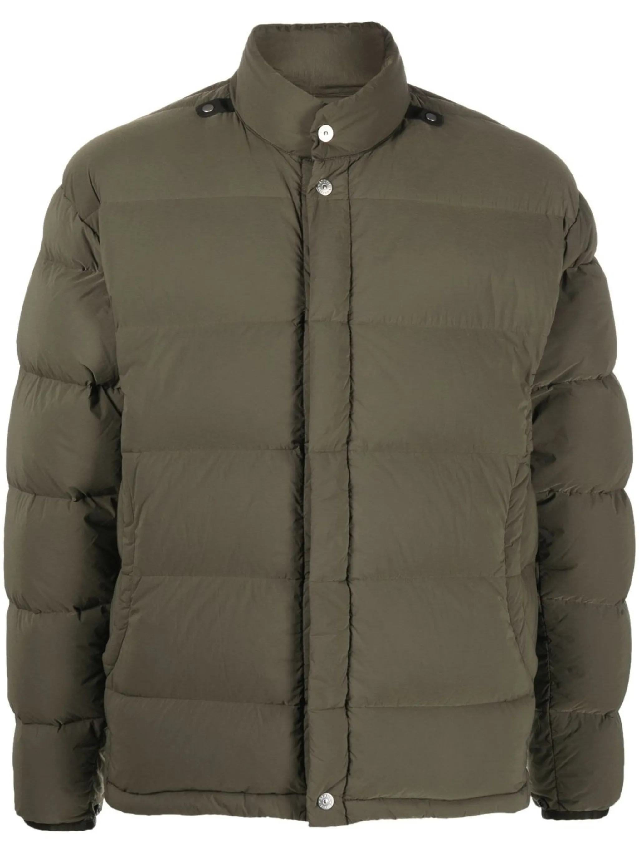 Пуховик на кнопках Stone Island Shadow Project, зеленый
Пуховик на кнопках Stone Island Shadow Project, зеленый