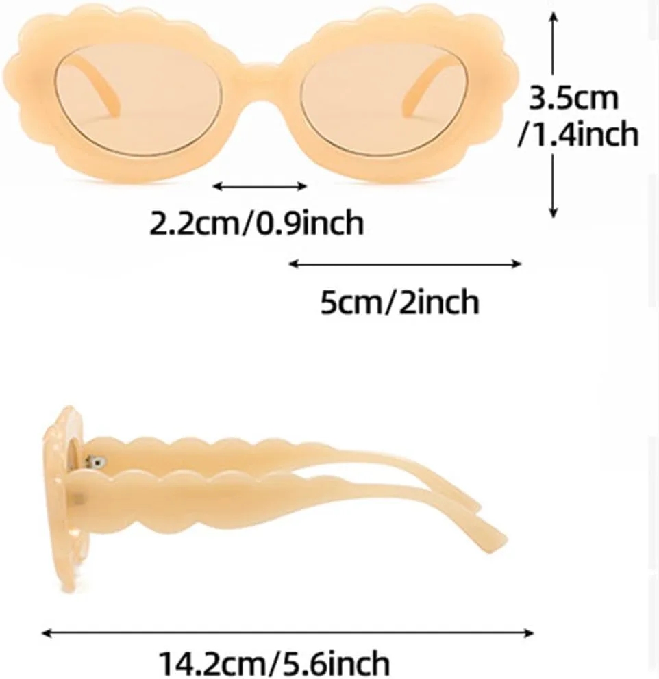 Модные женские солнцезащитные очки с цветочным рисунком, овальные, в стиле панк, зеркальные, популярные, конфетные оттенки, защита от УФ-излучения UV400 MTZJH, C2tea
Модные женские солнцезащитные очки с цветочным рисунком, овальные, в стиле панк, зеркальные, популярные, конфетные оттенки, защита от УФ-излучения UV400 MTZJH, C2tea