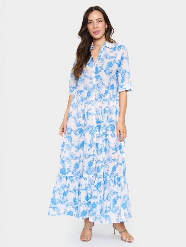 Zus Floral Maxi Dress Saint Tropez, Blue/White
Zus Floral Maxi Dress Saint Tropez, Blue/White