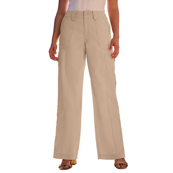Женские карго-брюки plus size с широкими штанинами Roaman'S, New Khaki
Женские карго-брюки plus size с широкими штанинами Roaman'S, New Khaki