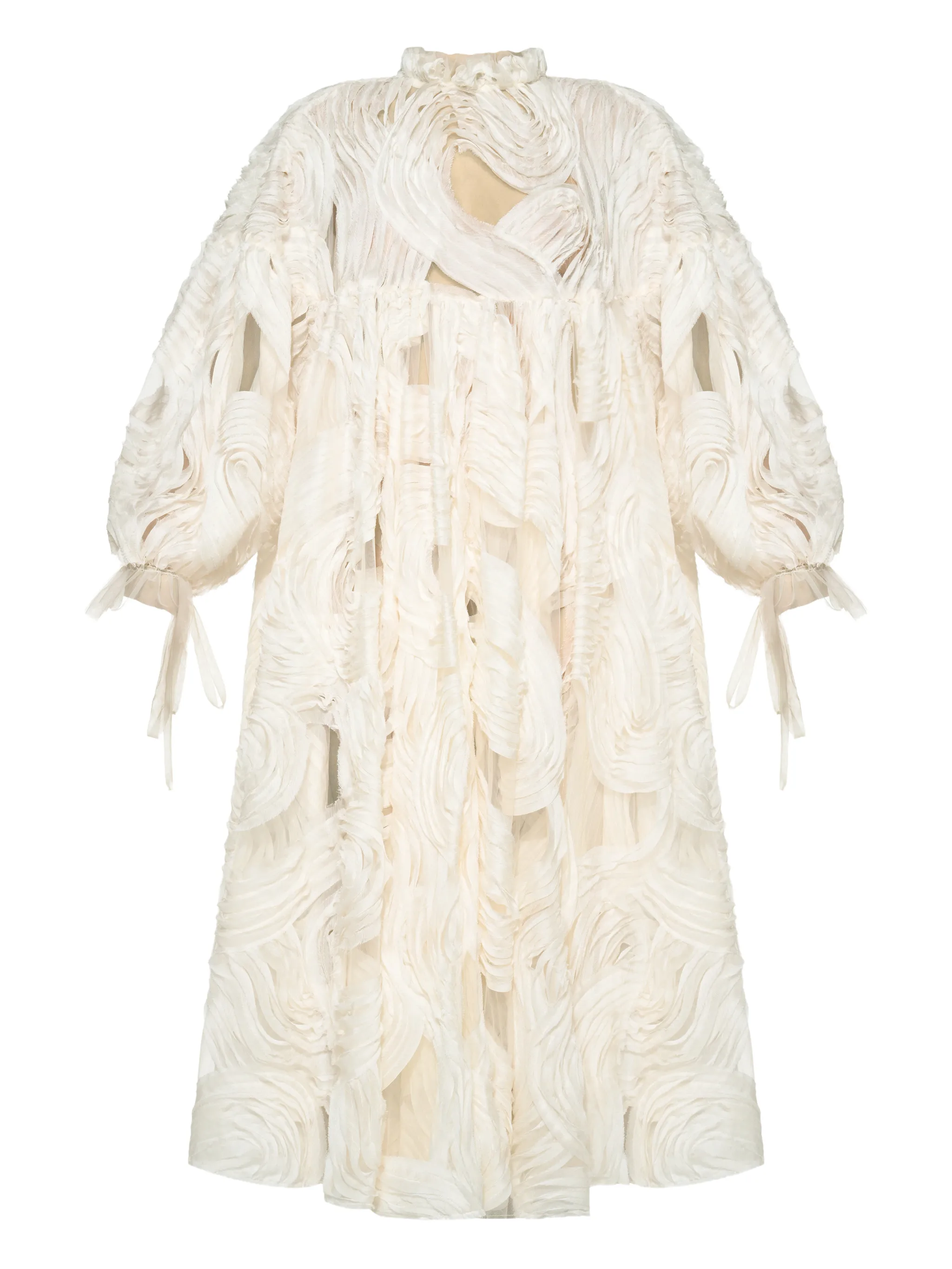 Платье миди с вышитым рюшевым воротником Anouki, нейтральный
Платье миди с вышитым рюшевым воротником Anouki, нейтральный