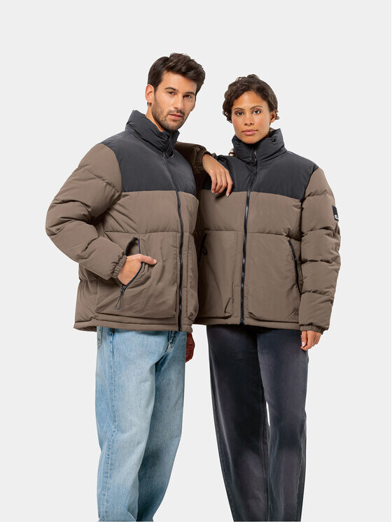 Пуховик стандартного кроя Jack Wolfskin, коричневый
Пуховик стандартного кроя Jack Wolfskin, коричневый