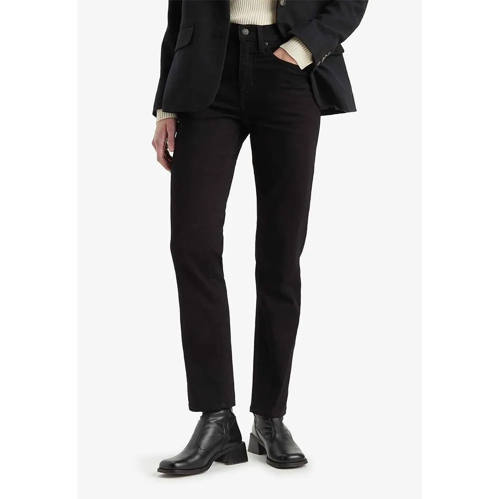 Джинсы Levi's 724 Straight high waist, черный
Джинсы Levi's 724 Straight high waist, черный