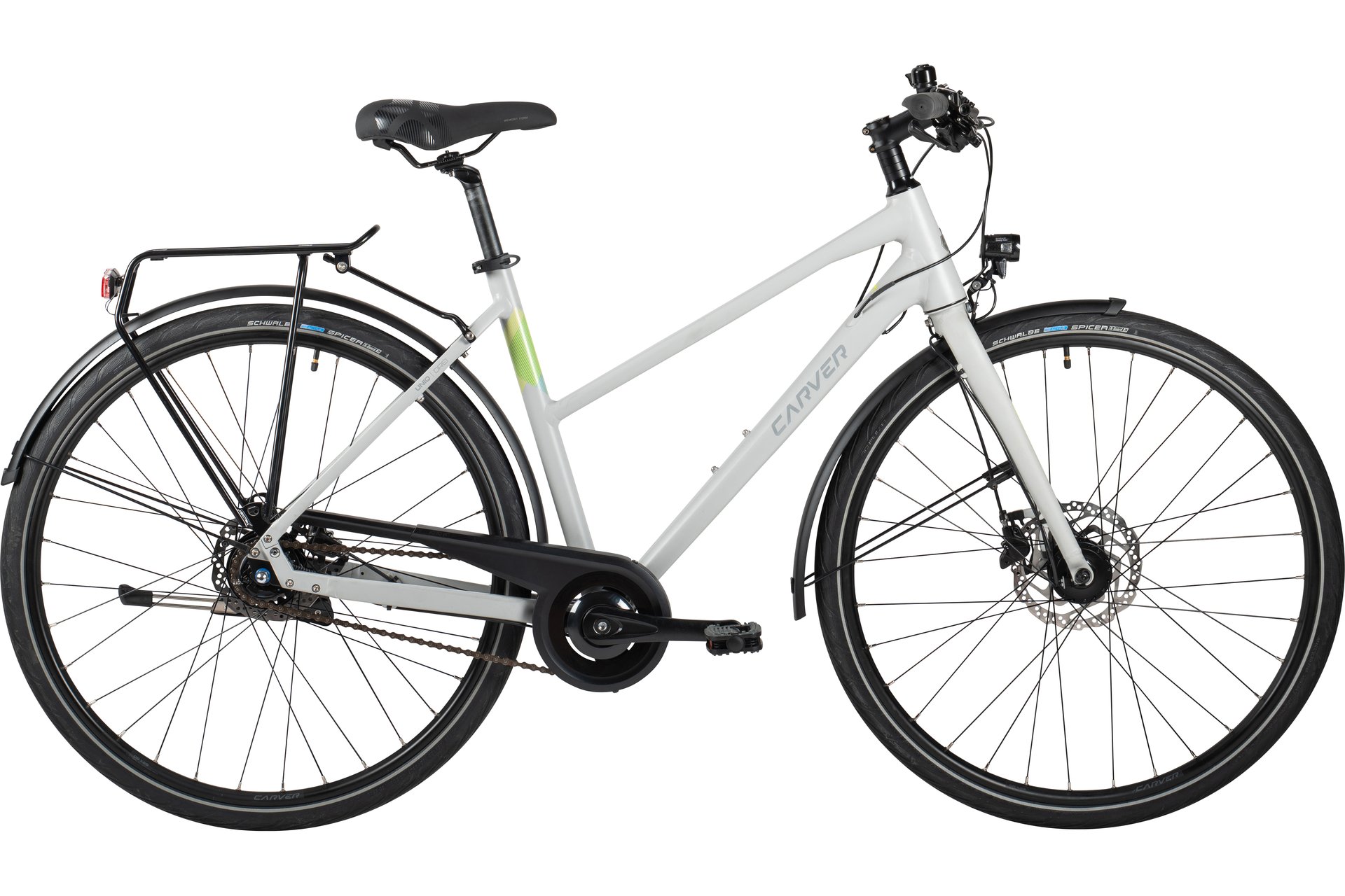 Городской велосипед Carver Uniq Drei - 28 дюймов - Damen Sport - 2024, цвет Grau|light greygreysmaragd
Городской велосипед Carver Uniq Drei - 28 дюймов - Damen Sport - 2024, цвет Grau|light greygreysmaragd