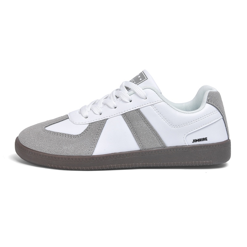 King Jinmai Низкие скейтерские кроссовки унисекс бело-серые, цвет White Gray
King Jinmai Низкие скейтерские кроссовки унисекс бело-серые, цвет White Gray