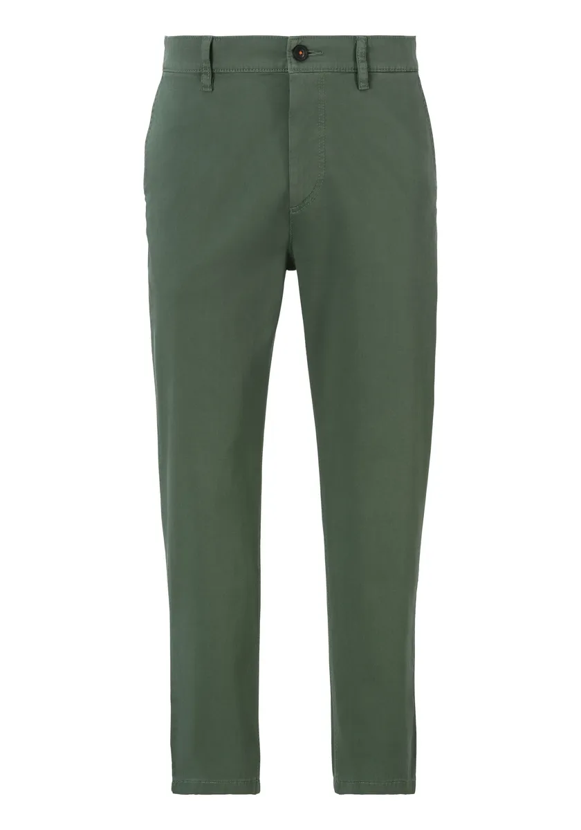 Брюки-чиносы BOSS ORANGE "Chino_tapered", с логотипом BOSS на спине, зеленый 
Брюки-чиносы BOSS ORANGE "Chino_tapered", с логотипом BOSS на спине, зеленый
