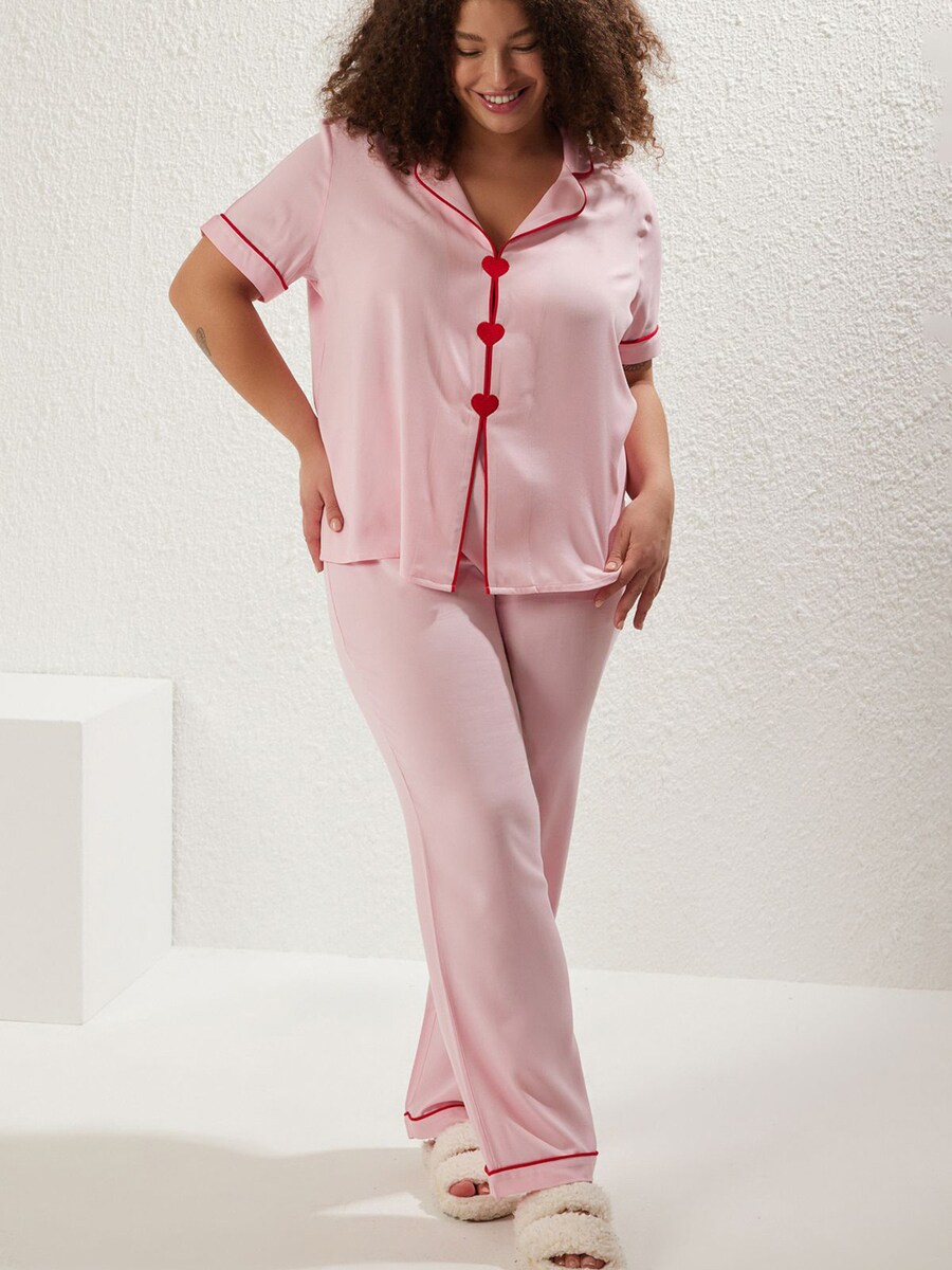 Пижама Trendyol Curve, розовый
Пижама Trendyol Curve, розовый