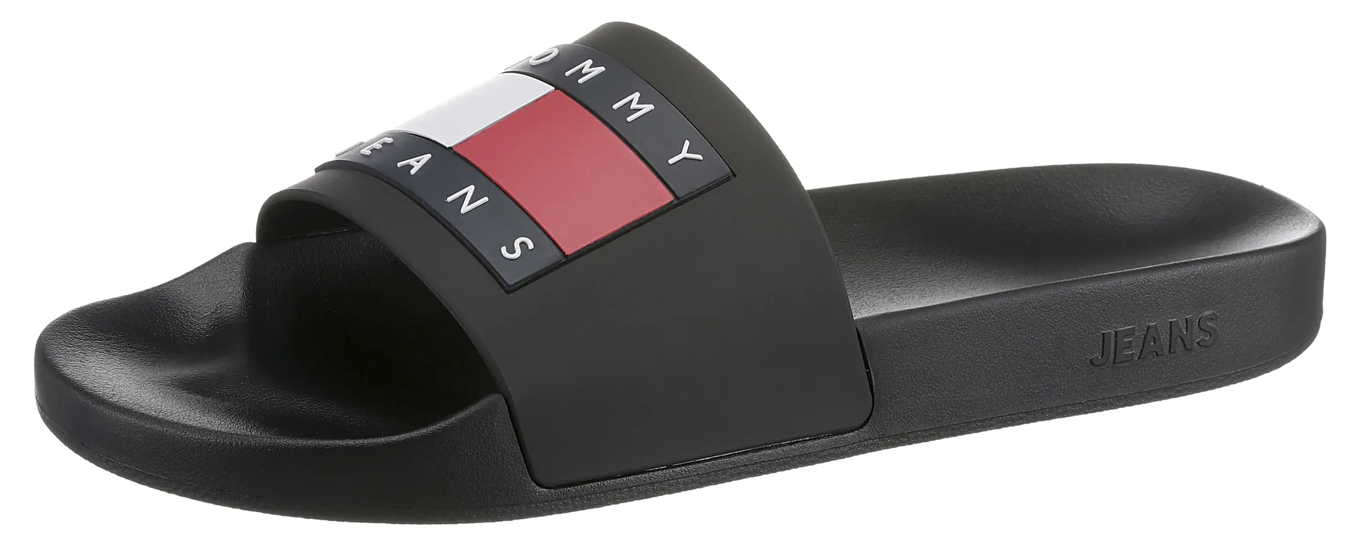 Мюли для купания Tommy Jeans "TOMMY JEANS POOL SLIDE ESS", летние туфли, шлепанцы для бассейна, тапочки, с ярким флагом-логотипом, черный
Мюли для купания Tommy Jeans "TOMMY JEANS POOL SLIDE ESS", летние туфли, шлепанцы для бассейна, тапочки, с ярким флагом-логотипом, черный