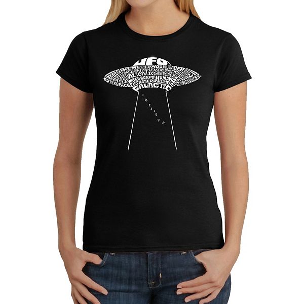 Футболка Flying saucer ufo с принтом для женщин La Pop Art, Black
Футболка Flying saucer ufo с принтом для женщин La Pop Art, Black