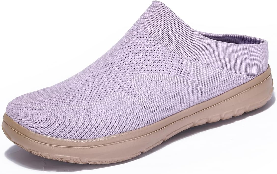 Легкие сабо с мягкой подошвой для женщин и мужчин - дышащий вязаный верх, мягкая амортизирующая подошва, удобные для дома и улицы Stuweki, фиолетовый
Легкие сабо с мягкой подошвой для женщин и мужчин - дышащий вязаный верх, мягкая амортизирующая подошва, удобные для дома и улицы Stuweki, фиолетовый