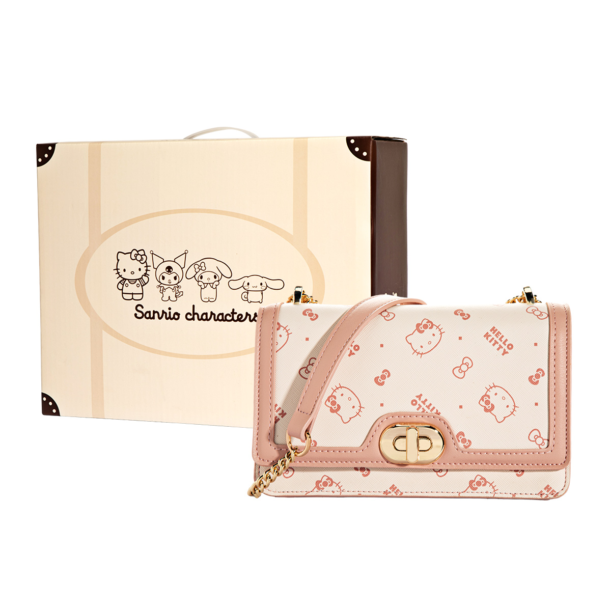 Sanrio Сумка через плечо Hello Kitty из искусственной кожи, Pink
Sanrio Сумка через плечо Hello Kitty из искусственной кожи, Pink