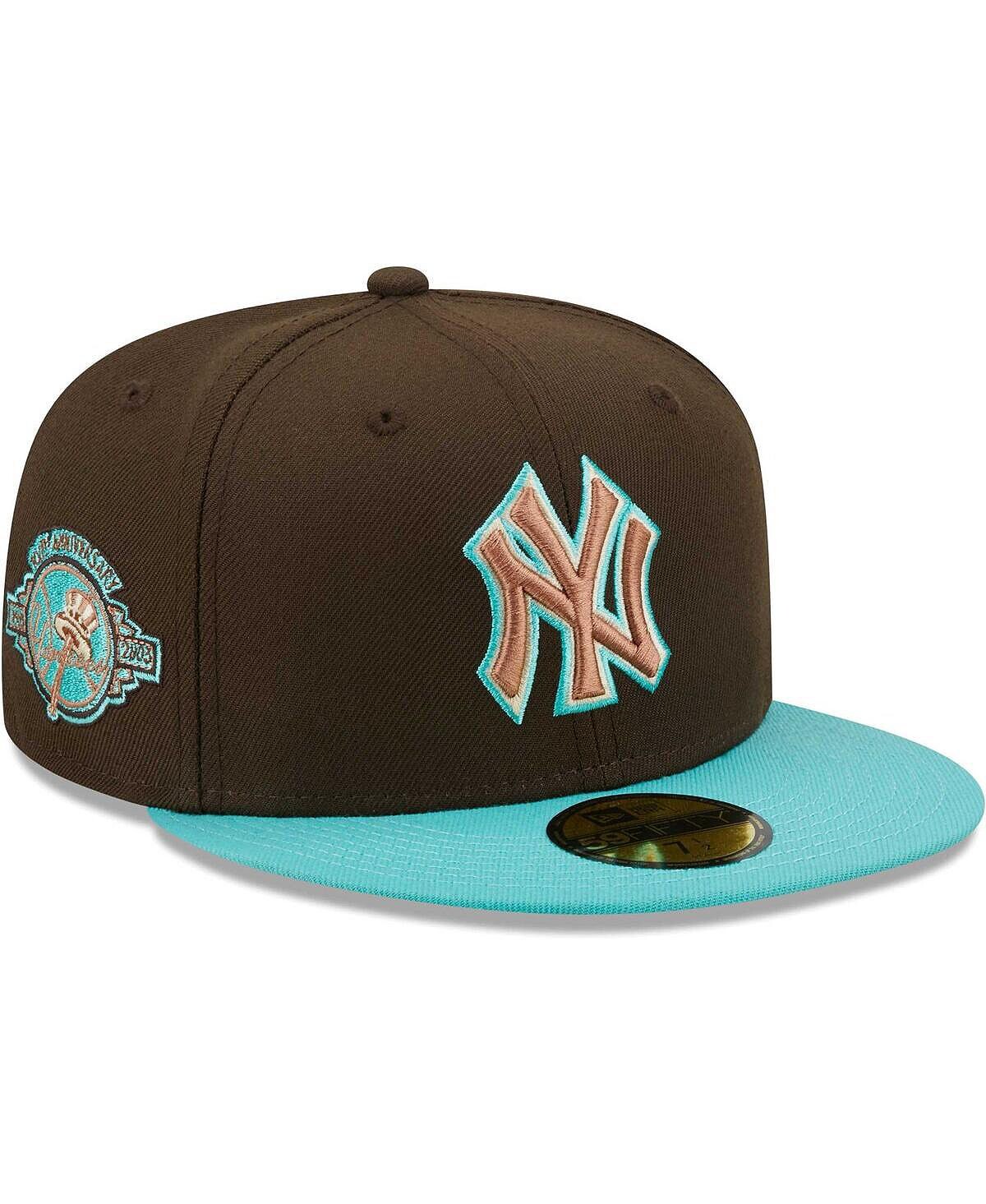 Мужская коричнево-мятная облегающая шляпа New York Yankees Walnut Mint 59Fifty New Era
Мужская коричнево-мятная облегающая шляпа New York Yankees Walnut Mint 59Fifty New Era