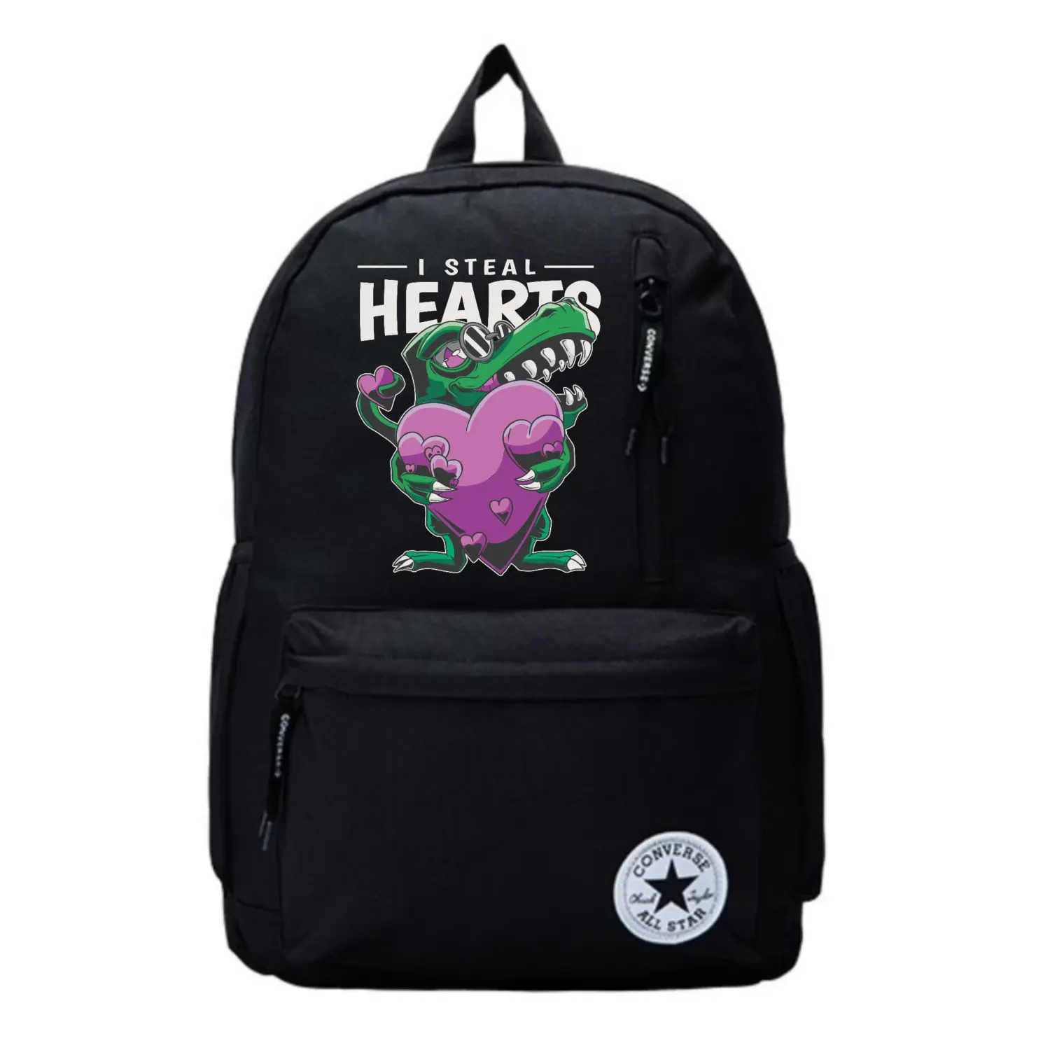 Converse Полиэстеровый рюкзак обычный унисекс черный, Heart Dinosaur
Converse Полиэстеровый рюкзак обычный унисекс черный, Heart Dinosaur
