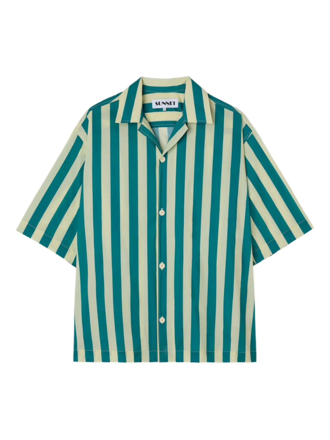 Полосатая рубашка с коротким рукавом Sunnei, зеленый
Полосатая рубашка с коротким рукавом Sunnei, зеленый