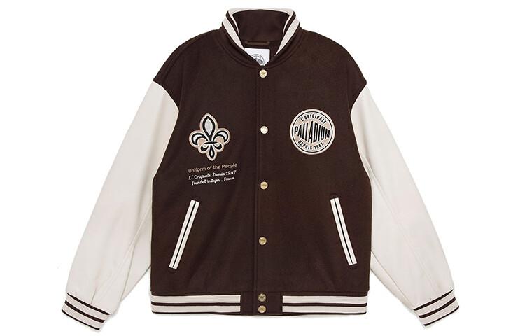 Коллекция знаменитостей Бейсбольная куртка Мужские Черный Кофе Palladium
Коллекция знаменитостей Бейсбольная куртка Мужские Черный Кофе Palladium