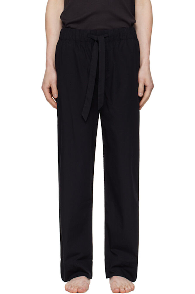 Пижамные штаны из черного поплина Tekla
Пижамные штаны из черного поплина Tekla