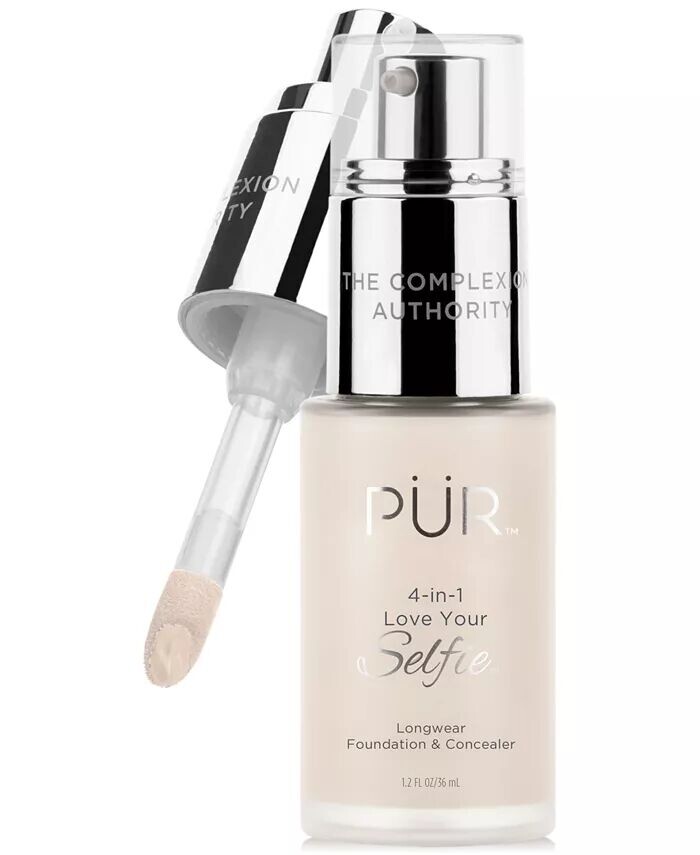Тональный крем и консилер Love Your Selfie Longwear 4-в-1 Pür, цвет LG6 Light Nude - very light w/ golden undertones
Тональный крем и консилер Love Your Selfie Longwear 4-в-1 Pür, цвет LG6 Light Nude - very light w/ golden undertones
