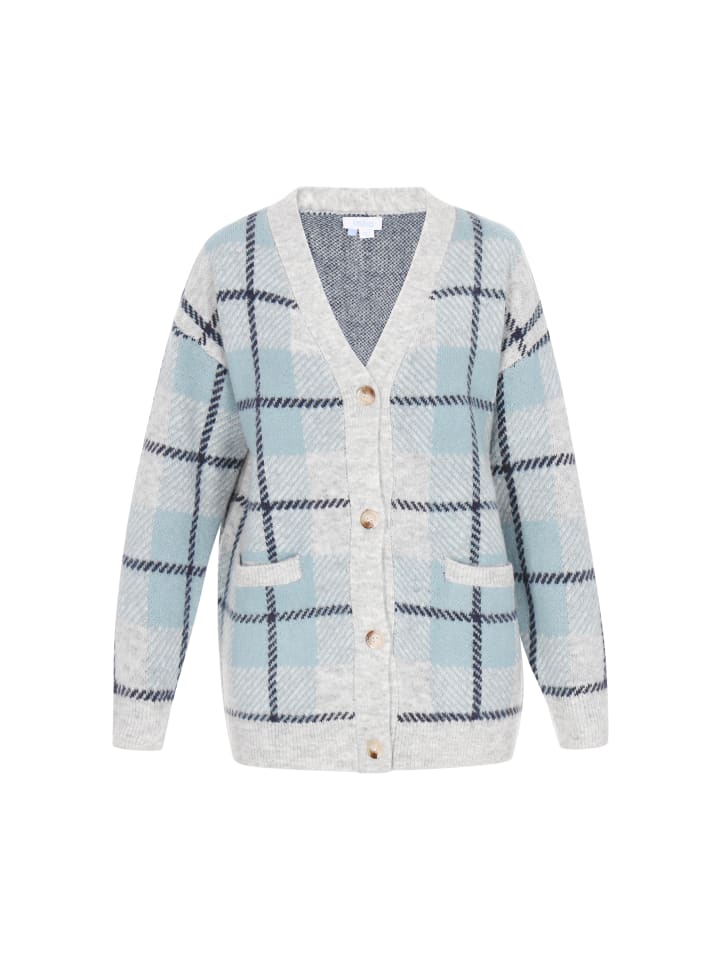 Женский кардиган светло-серого, светло-голубого и темно-синего цветов usha BLUE LABEL
Женский кардиган светло-серого, светло-голубого и темно-синего цветов usha BLUE LABEL