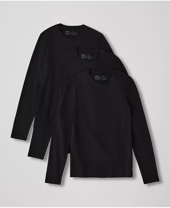 Органический хлопковый удлиненный нижний футболка с длинным рукавом Cool Stretch, 3 шт Pact, черный
Органический хлопковый удлиненный нижний футболка с длинным рукавом Cool Stretch, 3 шт Pact, черный