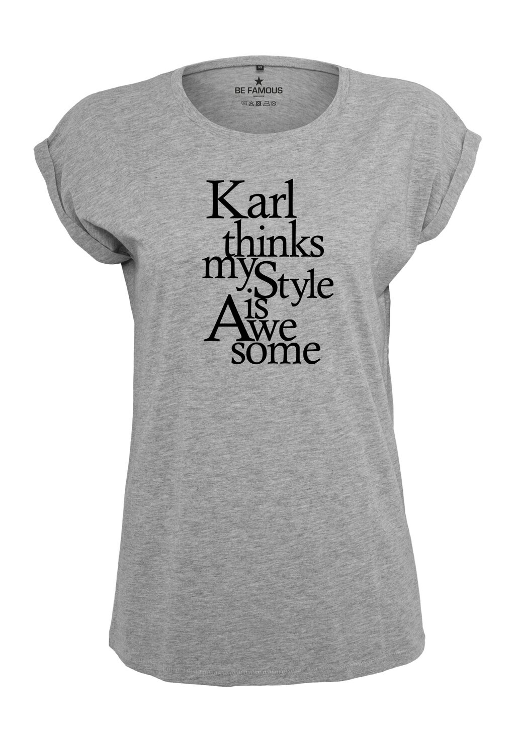 Футболка с принтом CLASSIC ROLL UP AWESOME Be Famous, серый
Футболка с принтом CLASSIC ROLL UP AWESOME Be Famous, серый