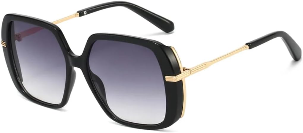 Большие квадратные солнцезащитные очки для женщин в двойной оправе, солнцезащитные очки с защитой от УФ-излучения UV400, для путешествий, пляжа и повседневной носки UATXTAU, Black Gray
Большие квадратные солнцезащитные очки для женщин в двойной оправе, солнцезащитные очки с защитой от УФ-излучения UV400, для путешествий, пляжа и повседневной носки UATXTAU, Black Gray