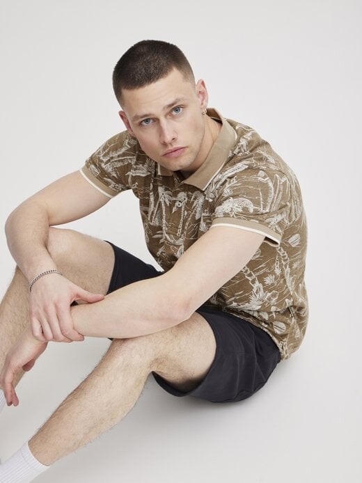 Рубашка-Поло bhpolo Blend, бежевый 
Рубашка-Поло bhpolo Blend, бежевый