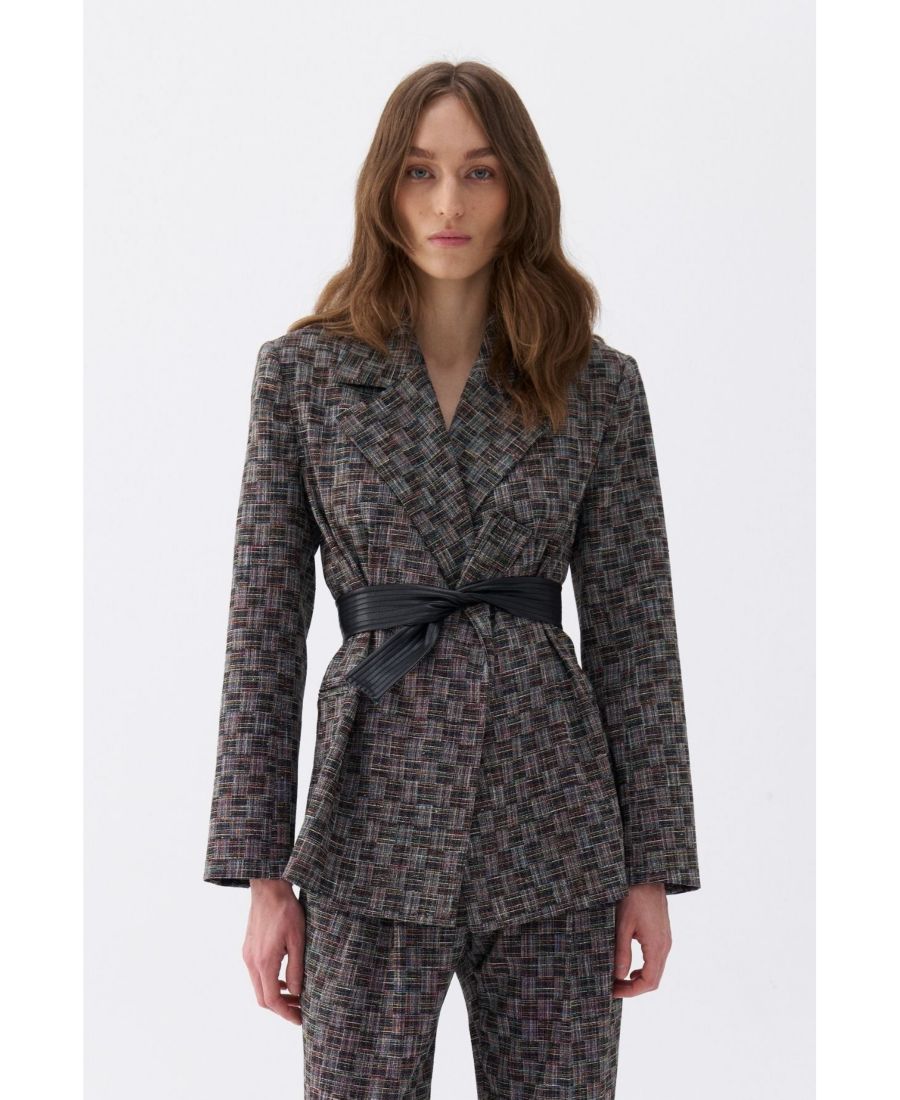 Женская куртка с двусторонним поясом NOCTURNE, Multi-colored
Женская куртка с двусторонним поясом NOCTURNE, Multi-colored