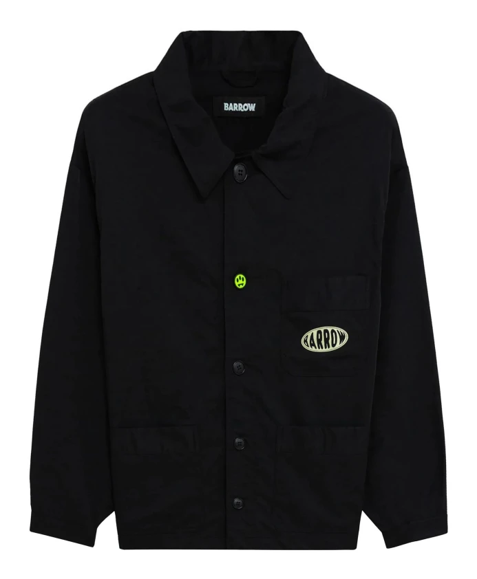 Черная рубашка с пуговицами Barrow, черный
Черная рубашка с пуговицами Barrow, черный