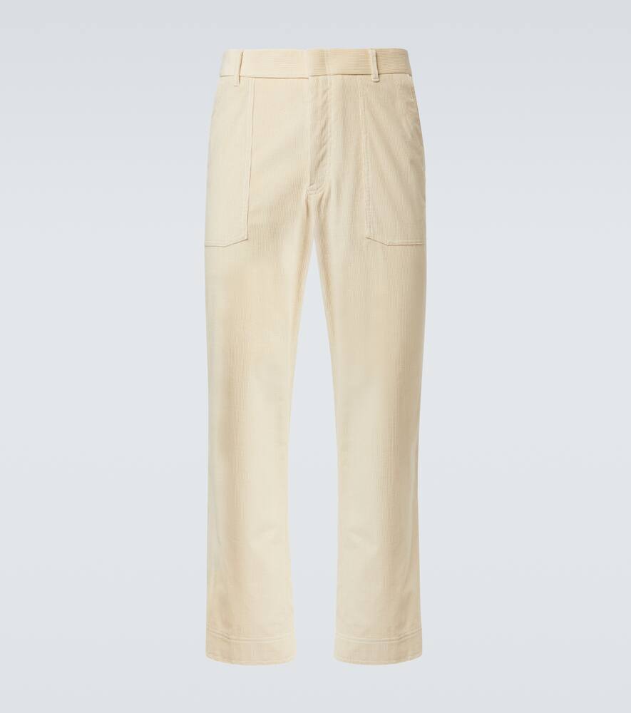 Хлопковые и шерстяные брюки-стрейтч из вельвета Brioni, Ivory
Хлопковые и шерстяные брюки-стрейтч из вельвета Brioni, Ivory