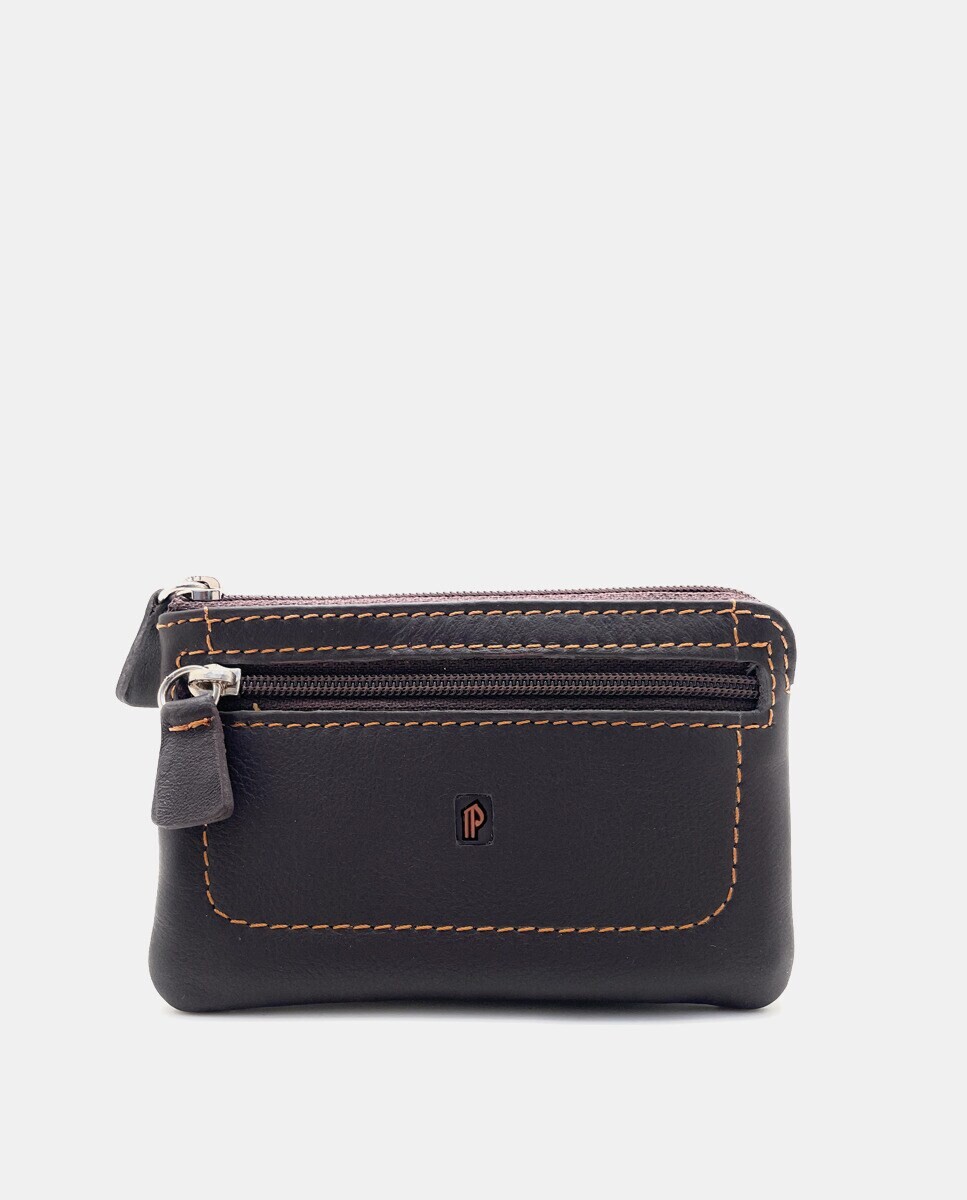 Кошелек на двух молниях из коричневой кожи Pielnoble, коричневый
Кошелек на двух молниях из коричневой кожи Pielnoble, коричневый