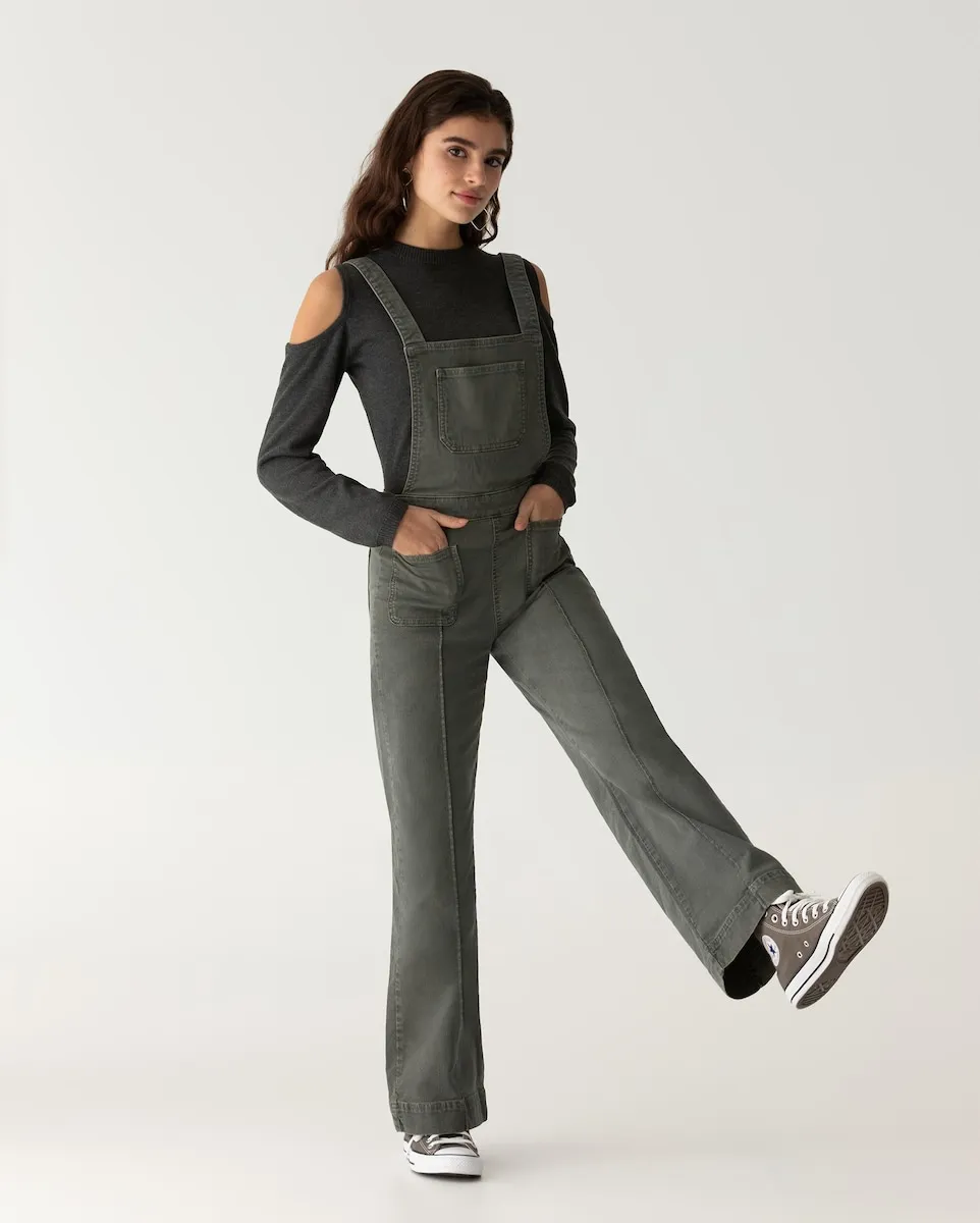 Женский комбинезон-кюлот с высокой талией и расклешенными штанинами Noon, зеленый
Женский комбинезон-кюлот с высокой талией и расклешенными штанинами Noon, зеленый