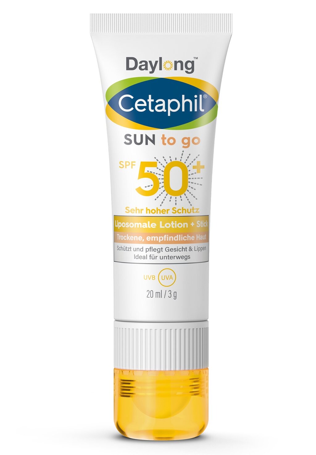 Защита от солнца TO GO SPF50+ CREME & STICK Cetaphil Sun Daylong, цвет zartgelb
Защита от солнца TO GO SPF50+ CREME & STICK Cetaphil Sun Daylong, цвет zartgelb