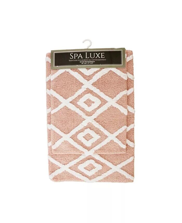 Комплект ковриков для ванной Arkwright Spa Lux из 2 предметов (с узором крест-накрест) — варианты цвета Arkwright Home, розовый
Комплект ковриков для ванной Arkwright Spa Lux из 2 предметов (с узором крест-накрест) — варианты цвета Arkwright Home, розовый