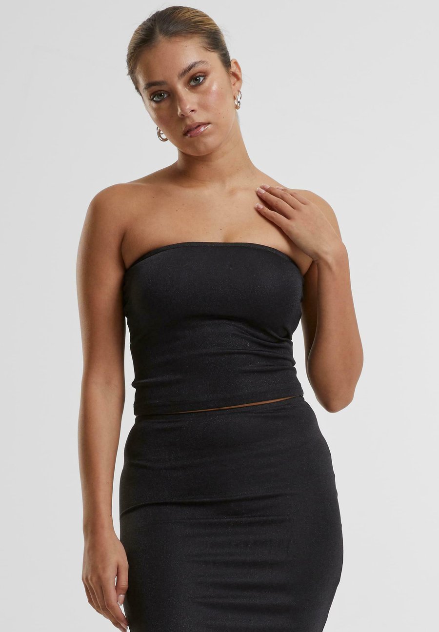 Топ Urban Classics GLITTER BANDEAU, Black
Топ Urban Classics GLITTER BANDEAU, Black