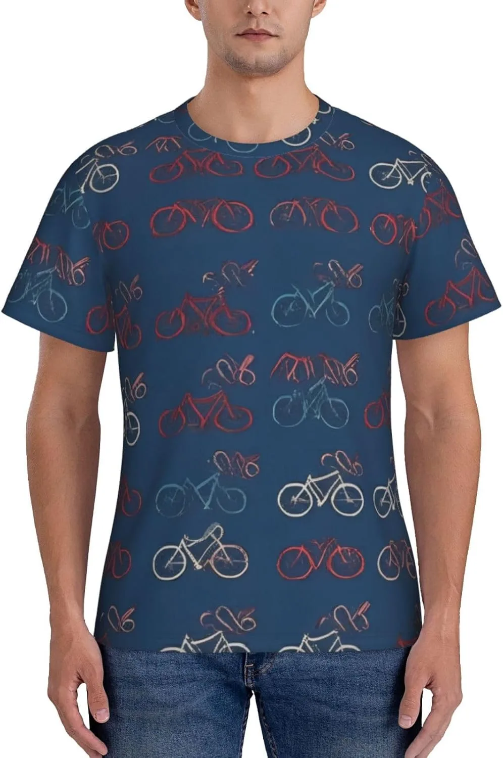 Мужская футболка Bikes Bicycle Cycling Slim Round Neck Moisture Wicking Athletic Tee с короткими рукавами для тренировок NHJKLWQSZ
Мужская футболка Bikes Bicycle Cycling Slim Round Neck Moisture Wicking Athletic Tee с короткими рукавами для тренировок NHJKLWQSZ