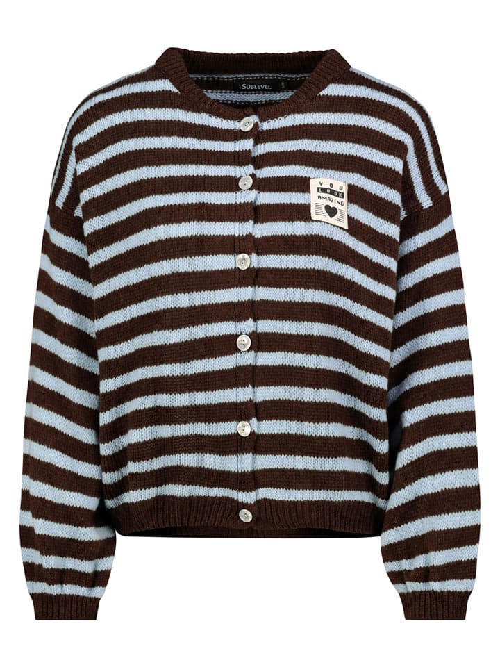 Sublevel Кардиган коричневого/светло-голубого цвета
Sublevel Кардиган коричневого/светло-голубого цвета