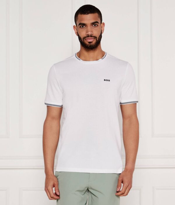 Рубашка поло для мужчин Slim fit Boss Green, белый 
Рубашка поло для мужчин Slim fit Boss Green, белый