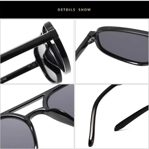 Модные солнцезащитные очки с двойной перемычкой для женщин, ретро-очки с леопардовым принтом и градиентом, солнцезащитные очки UV400 для мужчин MTZJH, Leopard Tea
Модные солнцезащитные очки с двойной перемычкой для женщин, ретро-очки с леопардовым принтом и градиентом, солнцезащитные очки UV400 для мужчин MTZJH, Leopard Tea