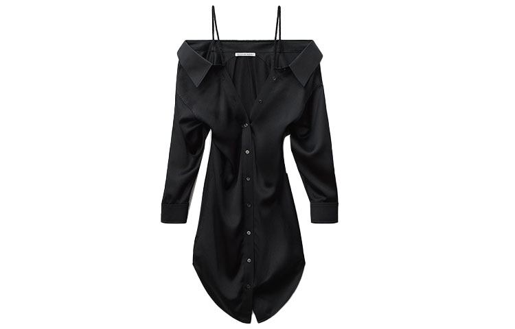 Женское черное платье с длинными рукавами Alexander Wang
Женское черное платье с длинными рукавами Alexander Wang