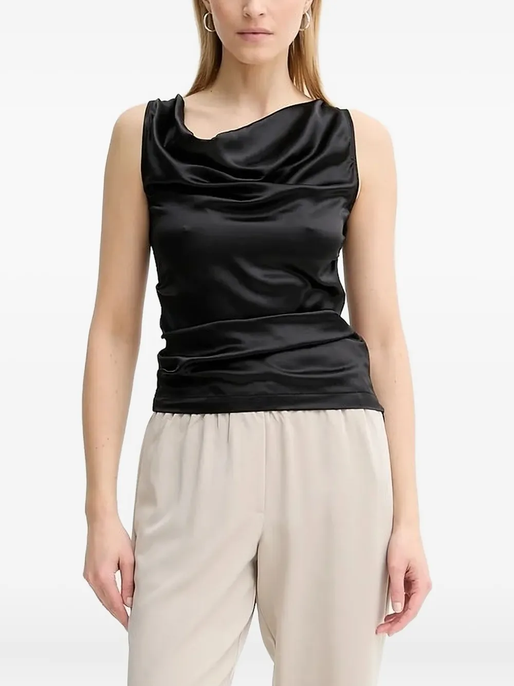 Топ Camille с воротником-хомутом AERON, черный
Топ Camille с воротником-хомутом AERON, черный