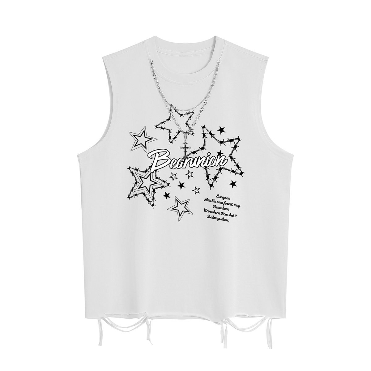 Футболка-майка унисекс BEAR UNION, черная 
Футболка-майка унисекс BEAR UNION, черная